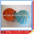 Eco-friendly silicone rubber keychain for promotion use